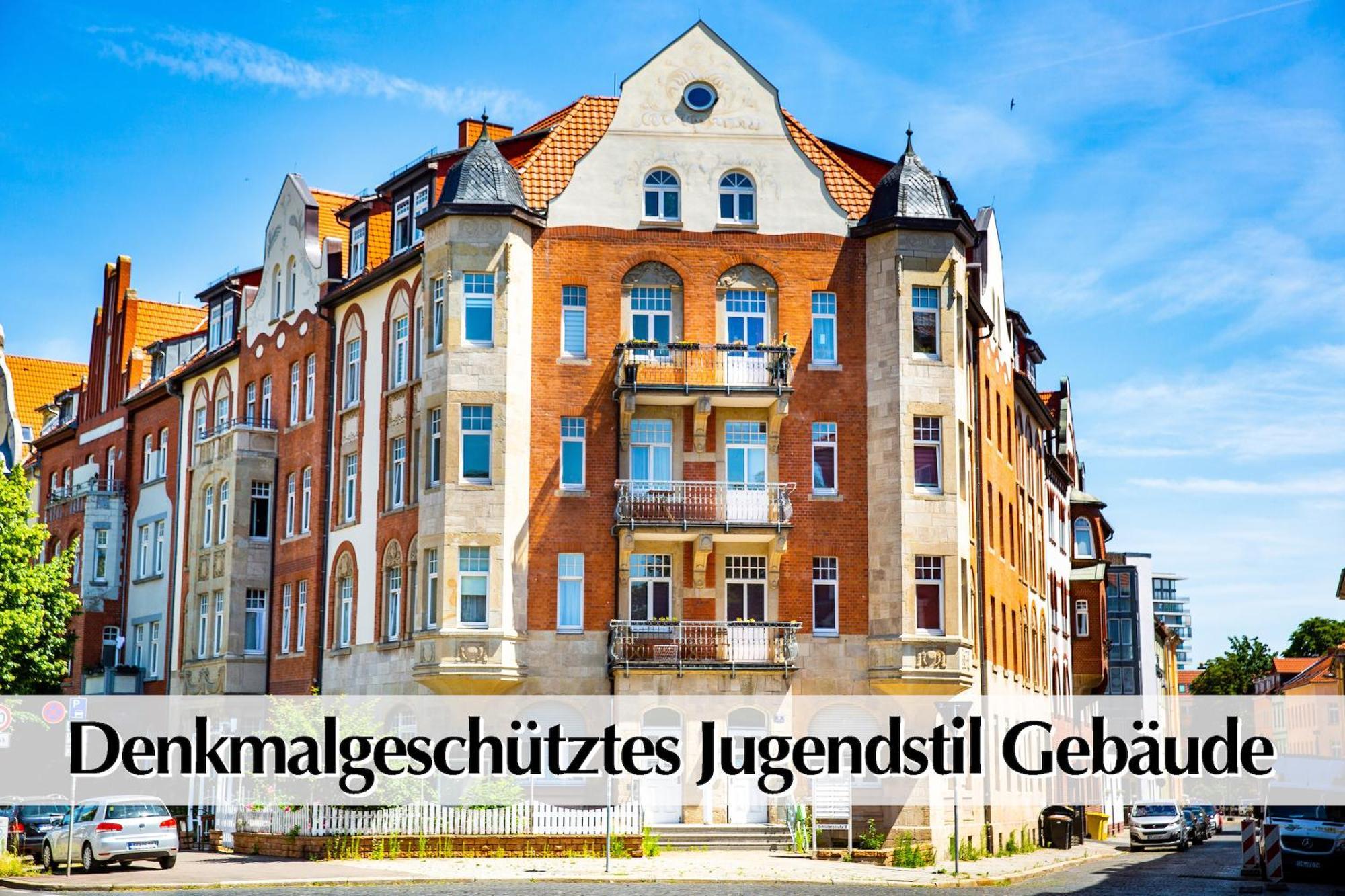 12 Fewos Im Jugendstilhaus Mit Aufzug, Terrasse, Kingsize-Bett, Smart-Tv, Etc Érfurt Exterior foto