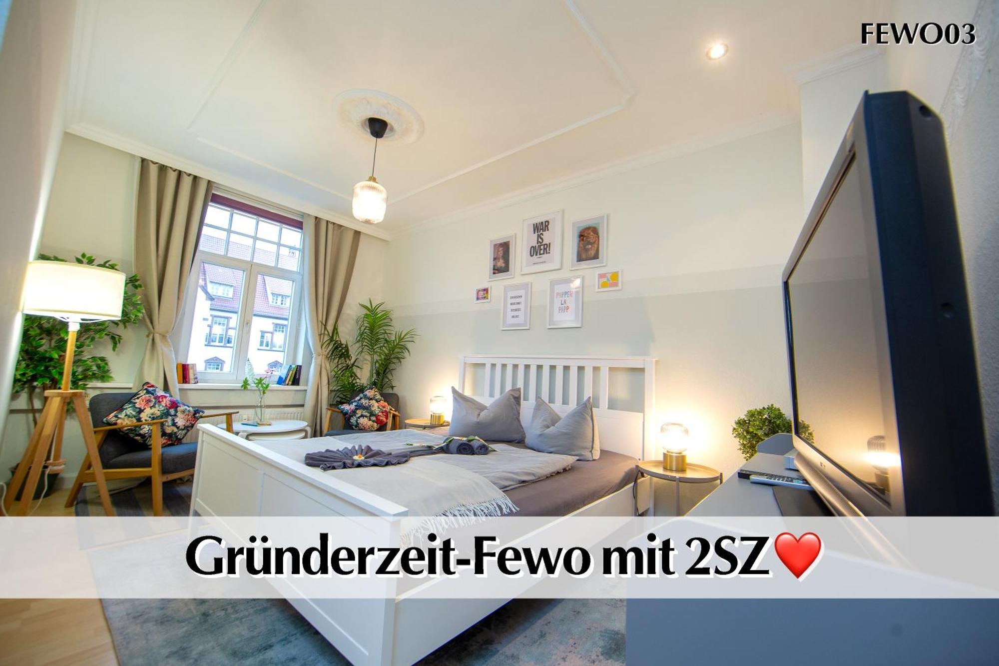 12 Fewos Im Jugendstilhaus Mit Aufzug, Terrasse, Kingsize-Bett, Smart-Tv, Etc Érfurt Exterior foto
