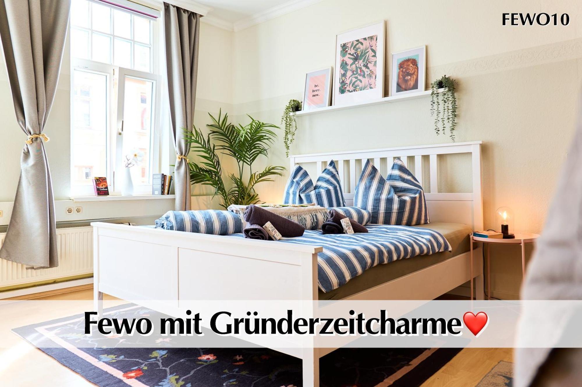 12 Fewos Im Jugendstilhaus Mit Aufzug, Terrasse, Kingsize-Bett, Smart-Tv, Etc Érfurt Exterior foto