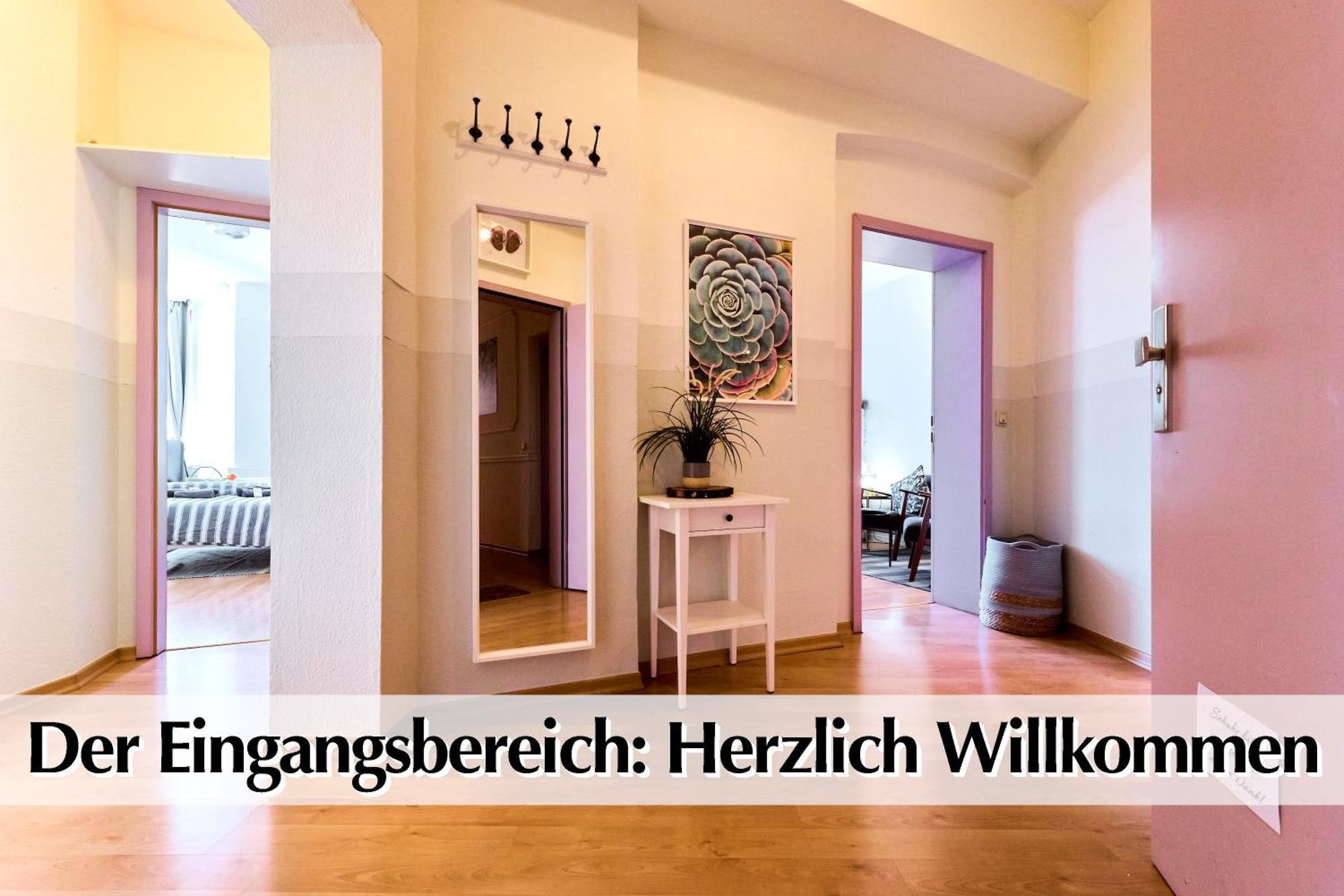 12 Fewos Im Jugendstilhaus Mit Aufzug, Terrasse, Kingsize-Bett, Smart-Tv, Etc Érfurt Habitación foto