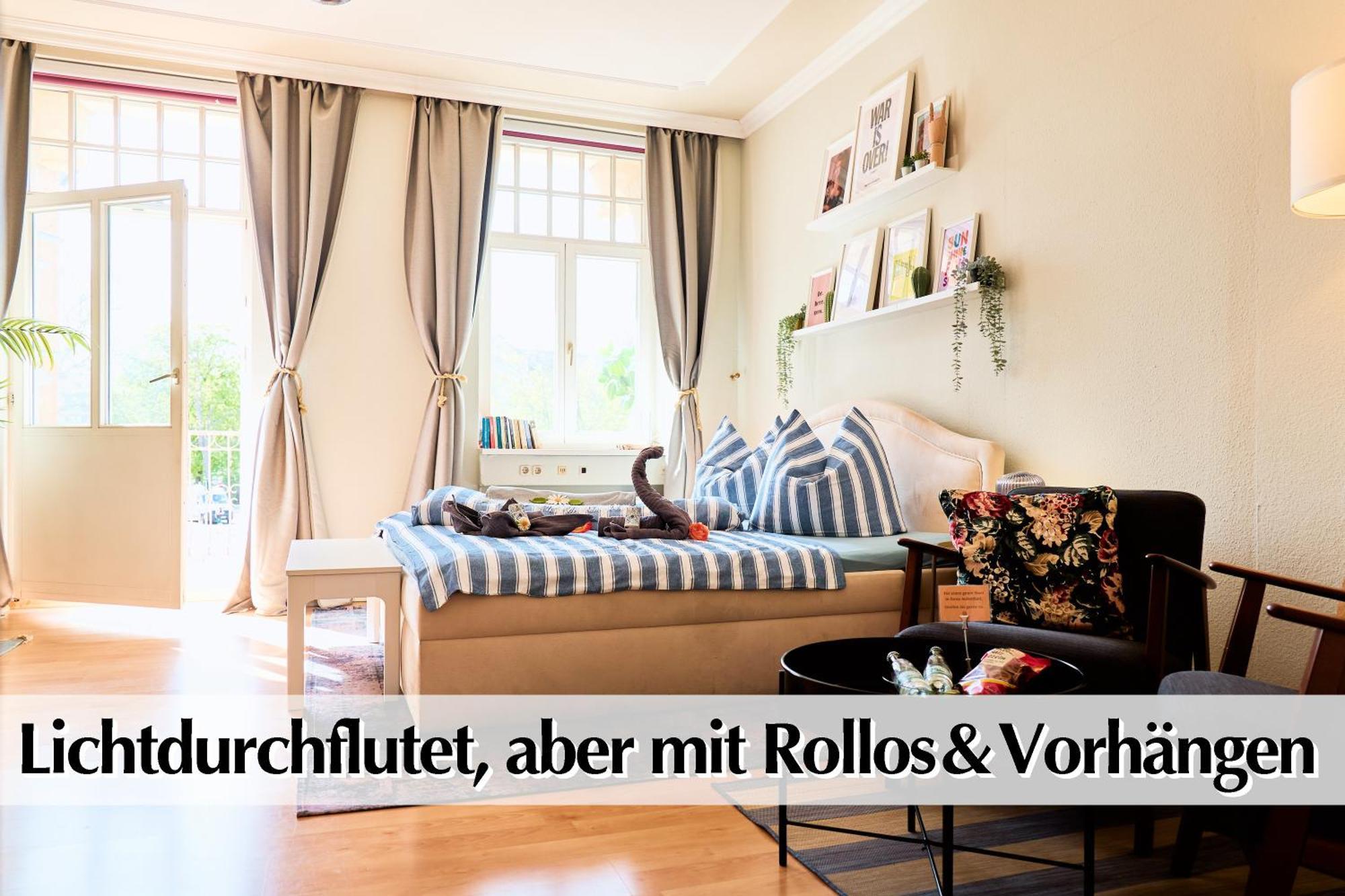 12 Fewos Im Jugendstilhaus Mit Aufzug, Terrasse, Kingsize-Bett, Smart-Tv, Etc Érfurt Habitación foto
