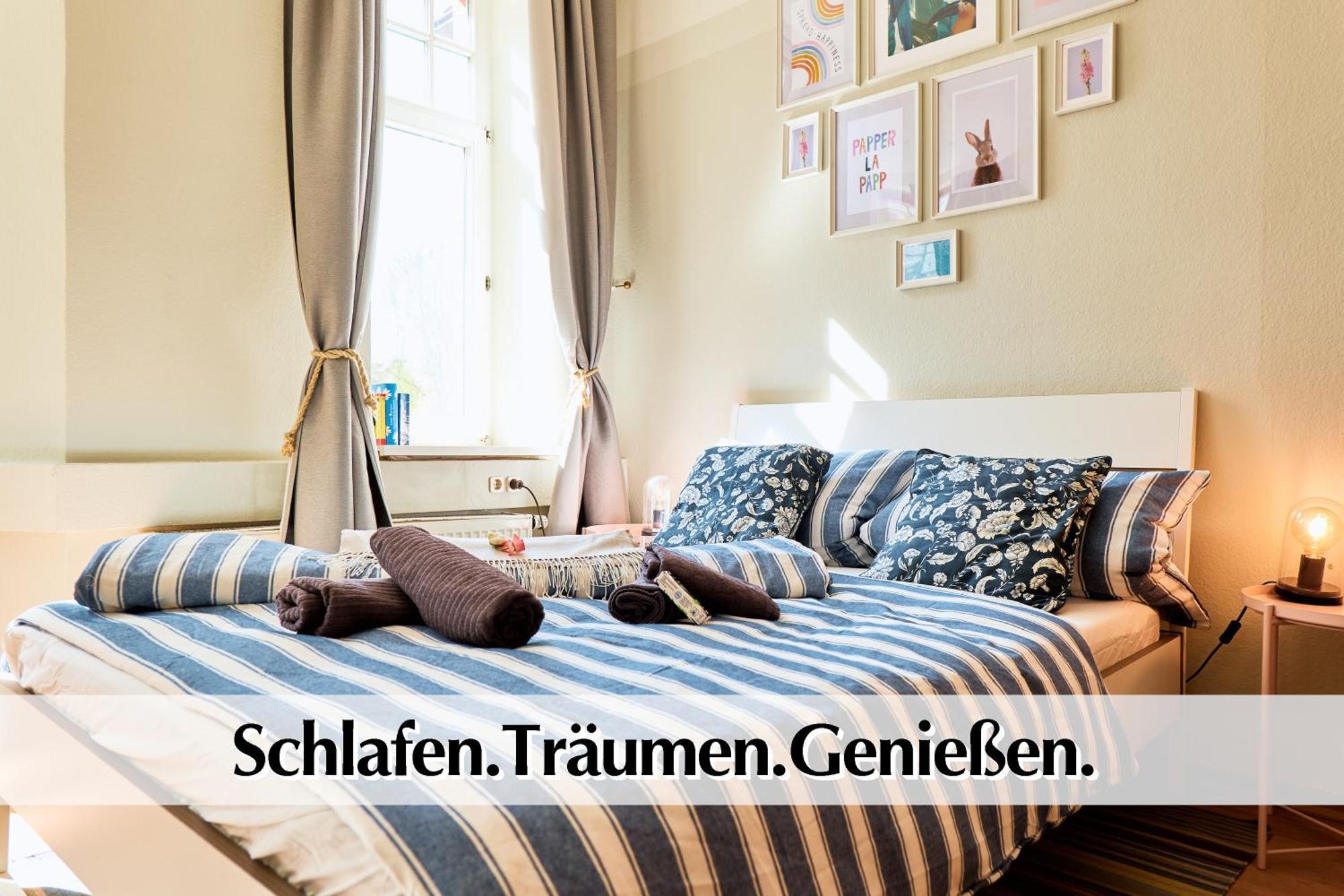 12 Fewos Im Jugendstilhaus Mit Aufzug, Terrasse, Kingsize-Bett, Smart-Tv, Etc Érfurt Habitación foto