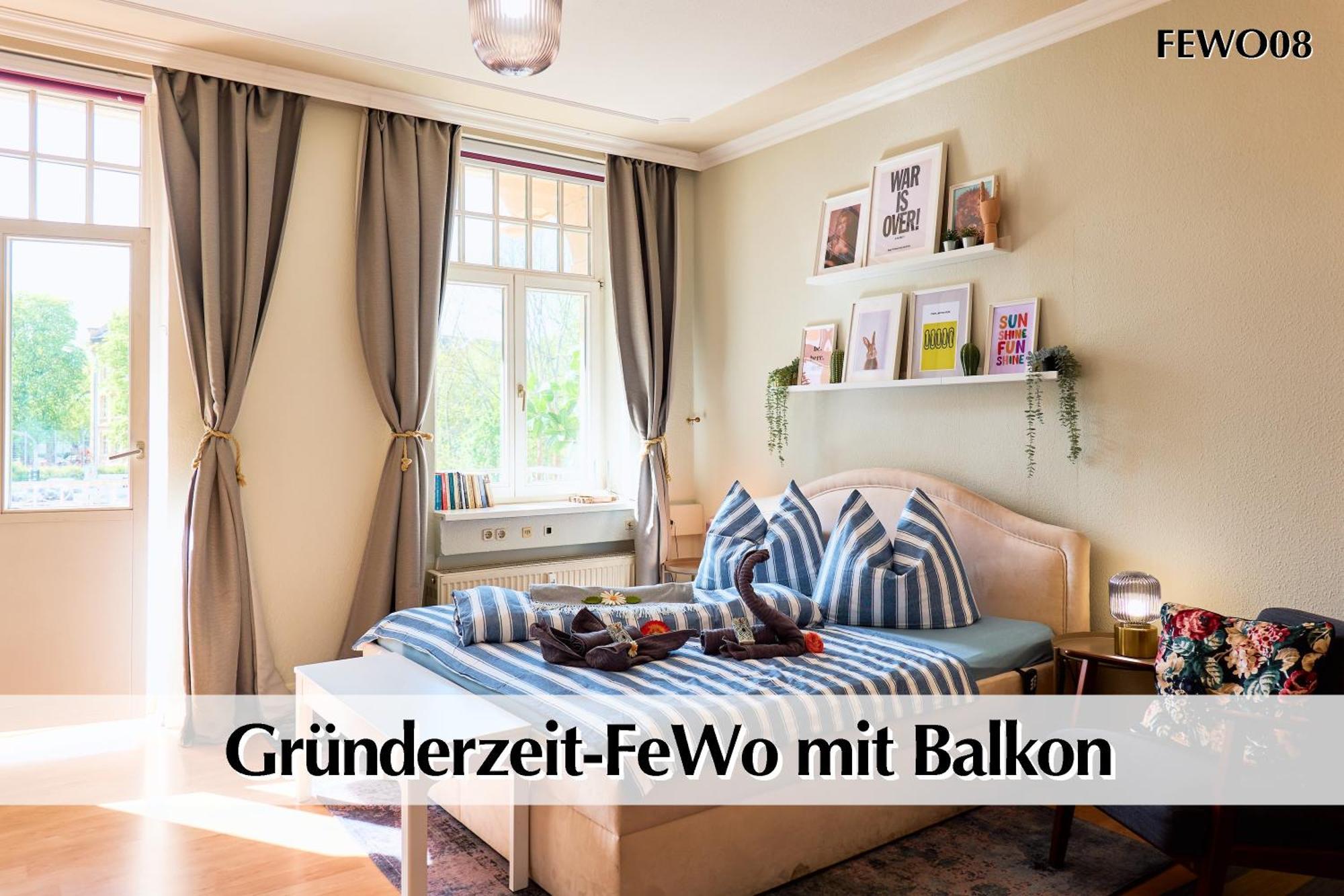 12 Fewos Im Jugendstilhaus Mit Aufzug, Terrasse, Kingsize-Bett, Smart-Tv, Etc Érfurt Exterior foto