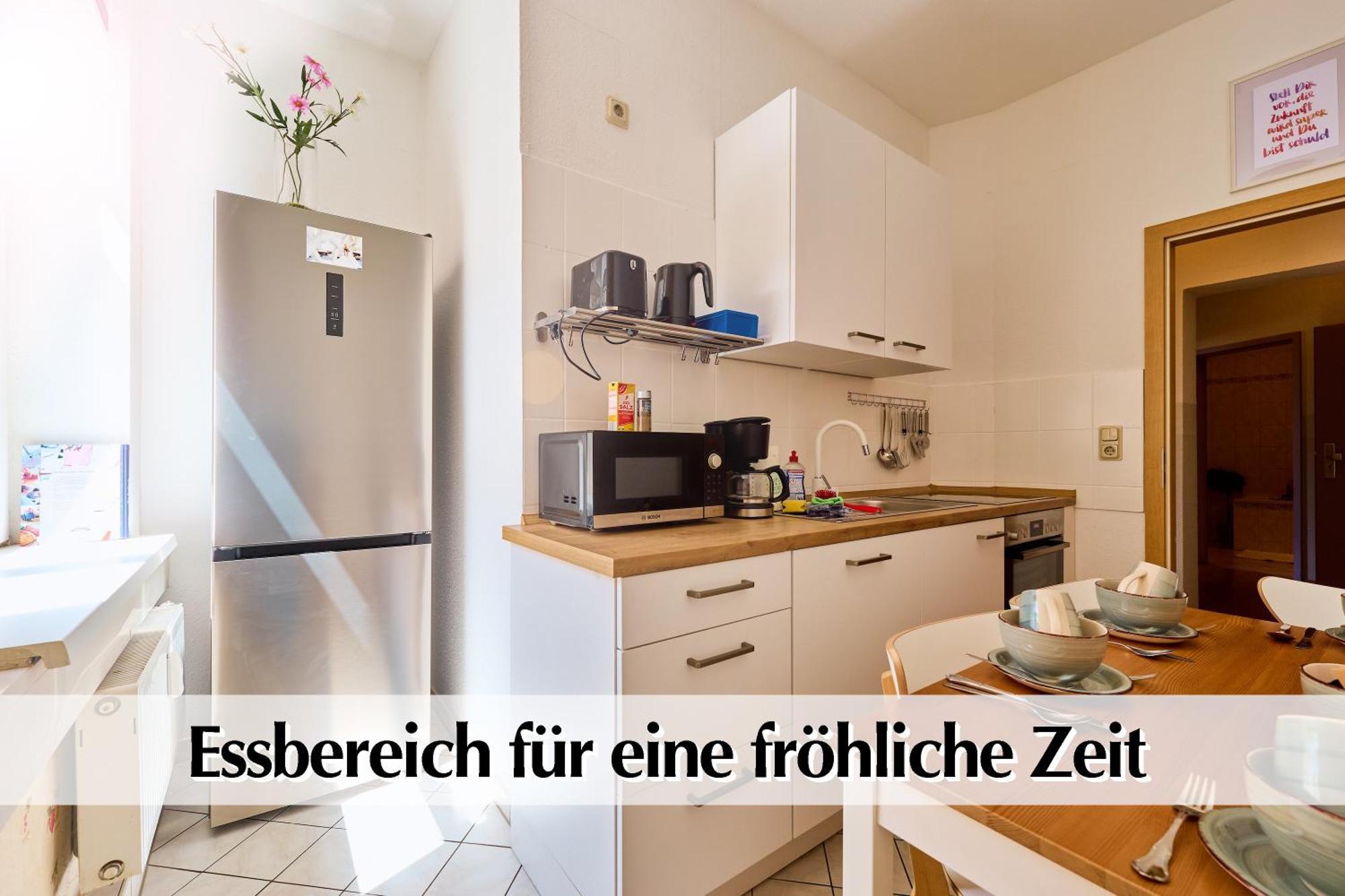 12 Fewos Im Jugendstilhaus Mit Aufzug, Terrasse, Kingsize-Bett, Smart-Tv, Etc Érfurt Habitación foto