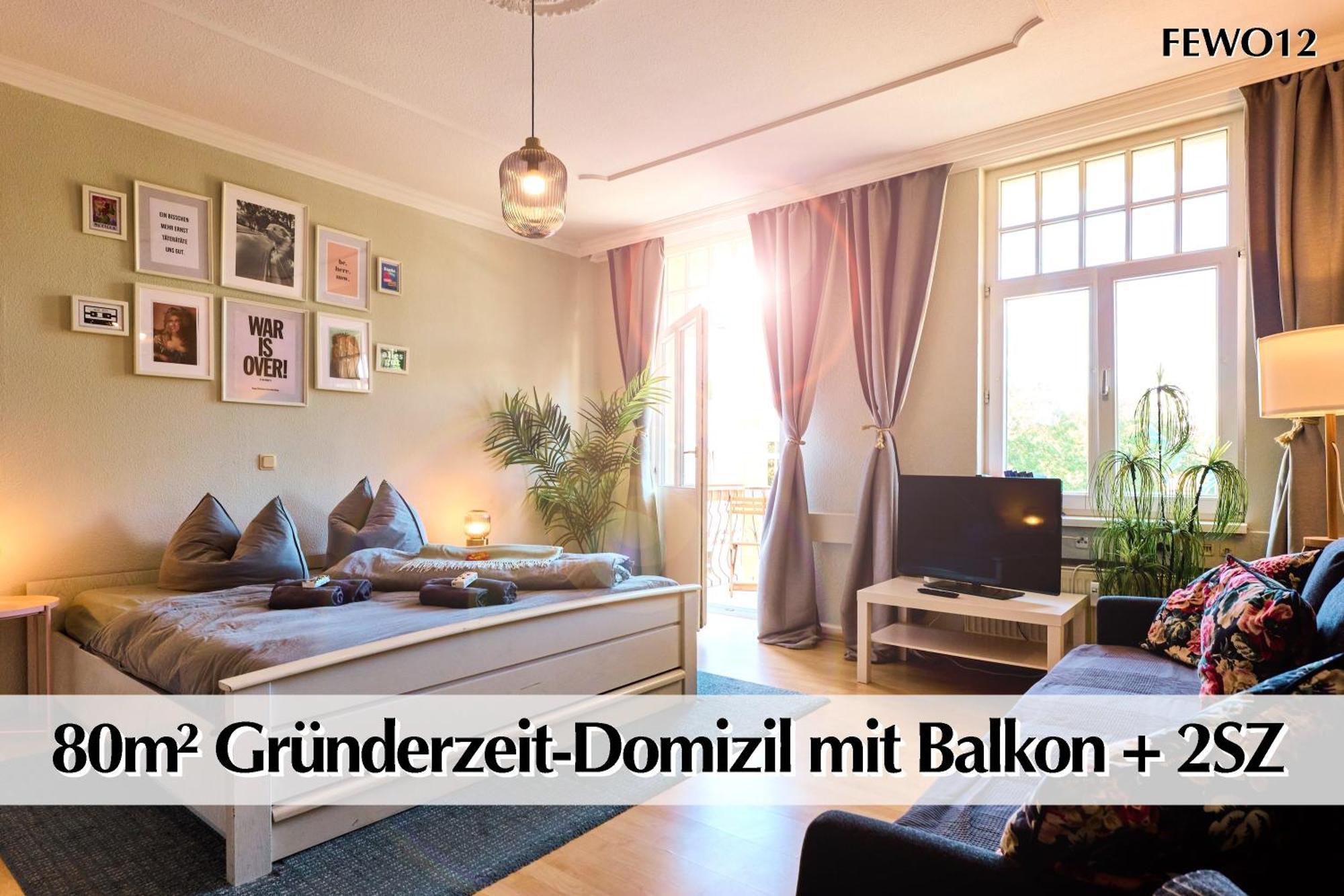 12 Fewos Im Jugendstilhaus Mit Aufzug, Terrasse, Kingsize-Bett, Smart-Tv, Etc Érfurt Exterior foto
